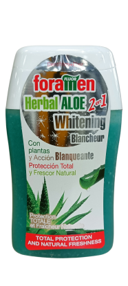 Foramen HERBAL ALOE 2в1 - зубная паста с отбеливающим эффектом, комплет по уходу за полостью рта (100мл), FORAMEN / Испания