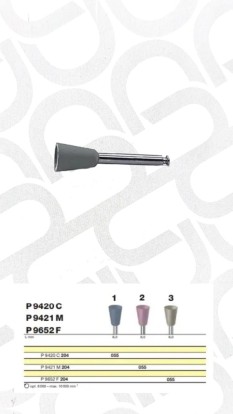 Полировочный бор по керамике 3-я ступень / P 9652 F 204.055, Drendel + Zweiling DIAMANT GmbH, Германия  