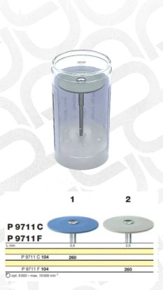 Полировочный бор по ZrO2 с алмазным зерном 2-я ступень / P 9711 F 104.260, Drendel + Zweiling DIAMANT GmbH, Германия